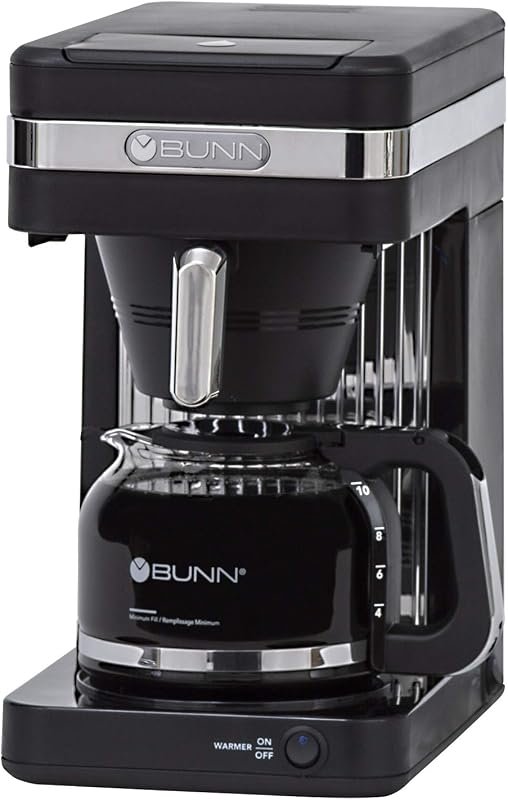 BUNN CSB2B Speed Brew Elite 10‑cup Coffee Maker offers brewing, stainl