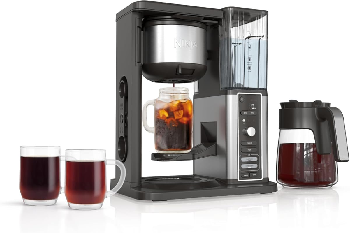 Ninja CM371 Hot & Iced XL Coffee Maker delivers rapid cold brew, 12‑cu
