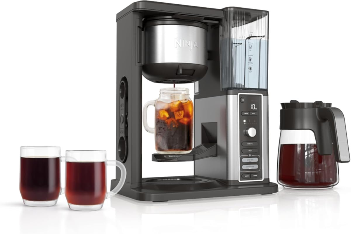 BLACK+DECKER 12‑Cup Vortex Coffee Maker Features Easy On/Off Switch, N