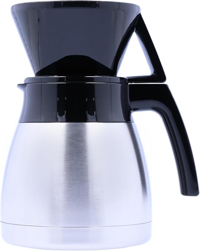 Melitta 42‑oz Pour‑Over Coffee Brewer Set with Stainless Steel Carafe