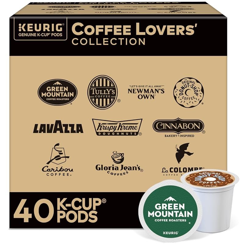 Keurig Coffee Lover's Collection Variety Pack – 40 Single‑Serve K‑Cup 