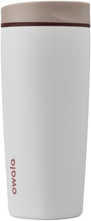 Owala SmoothSip Slider 20oz Vanilla Bean Insulated Stainless Steel Cof