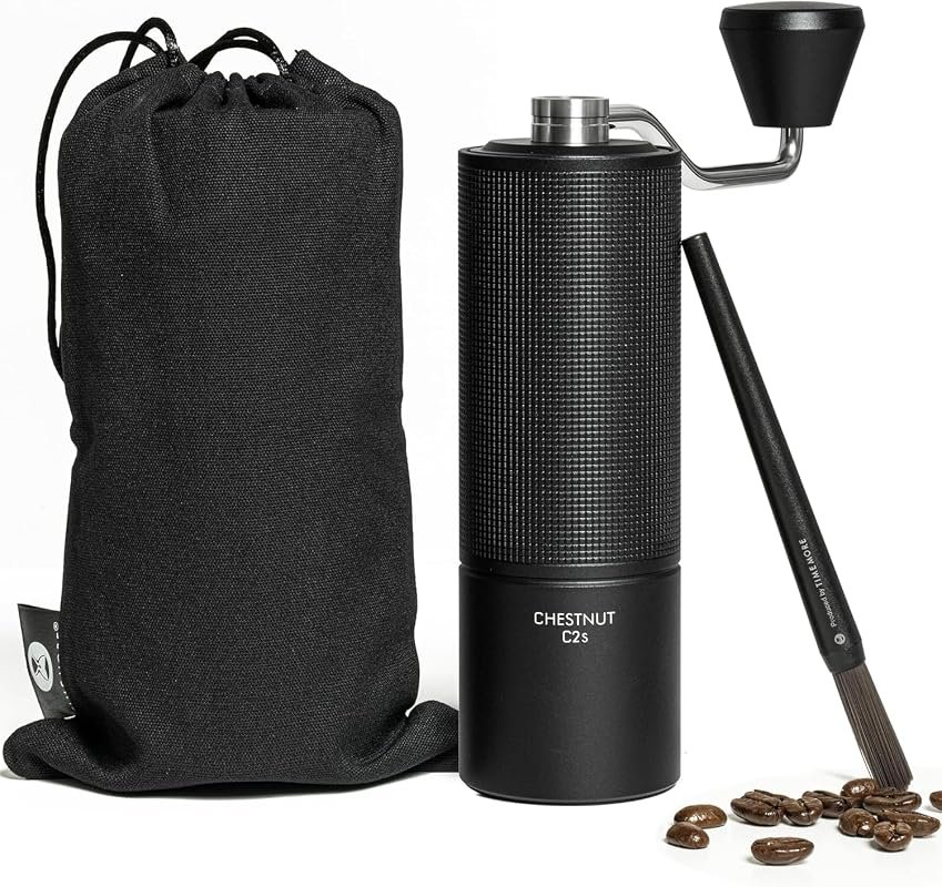 TIMEMORE Chestnut C2S Manual Coffee Grinder, metal body, 25g capacity,