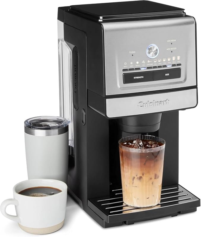 Cuisinart DGB‑30 Grind & Brew Coffee Maker with Burr Mill, 6 Cup Sizes